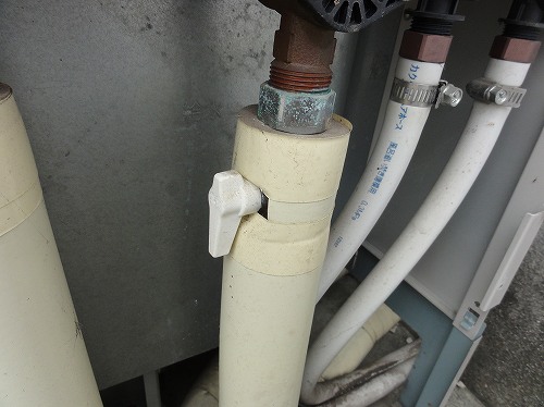 三菱エコキュート 給水配管専用止水栓